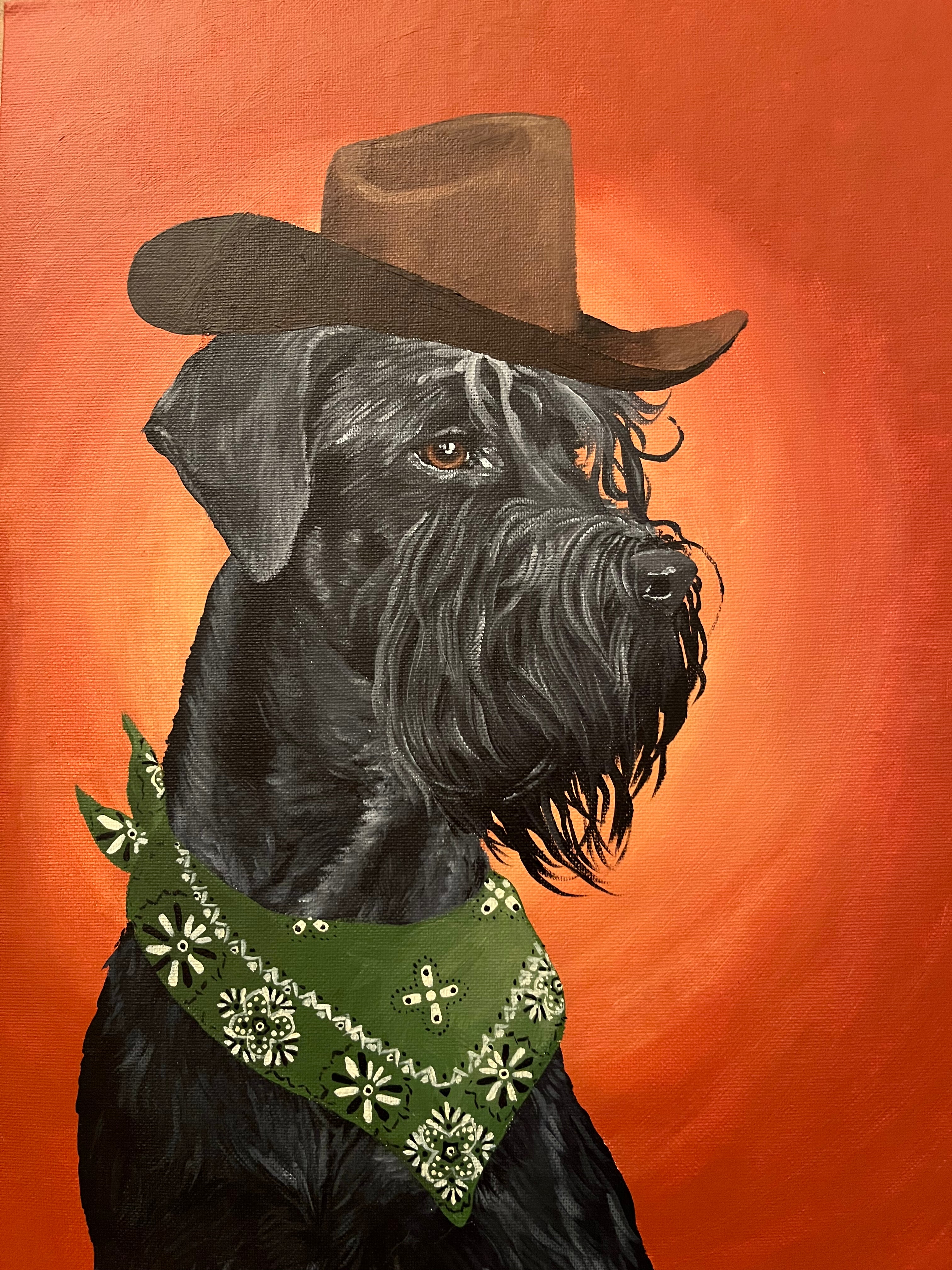 Custom Pet Portrait (Rectangle)