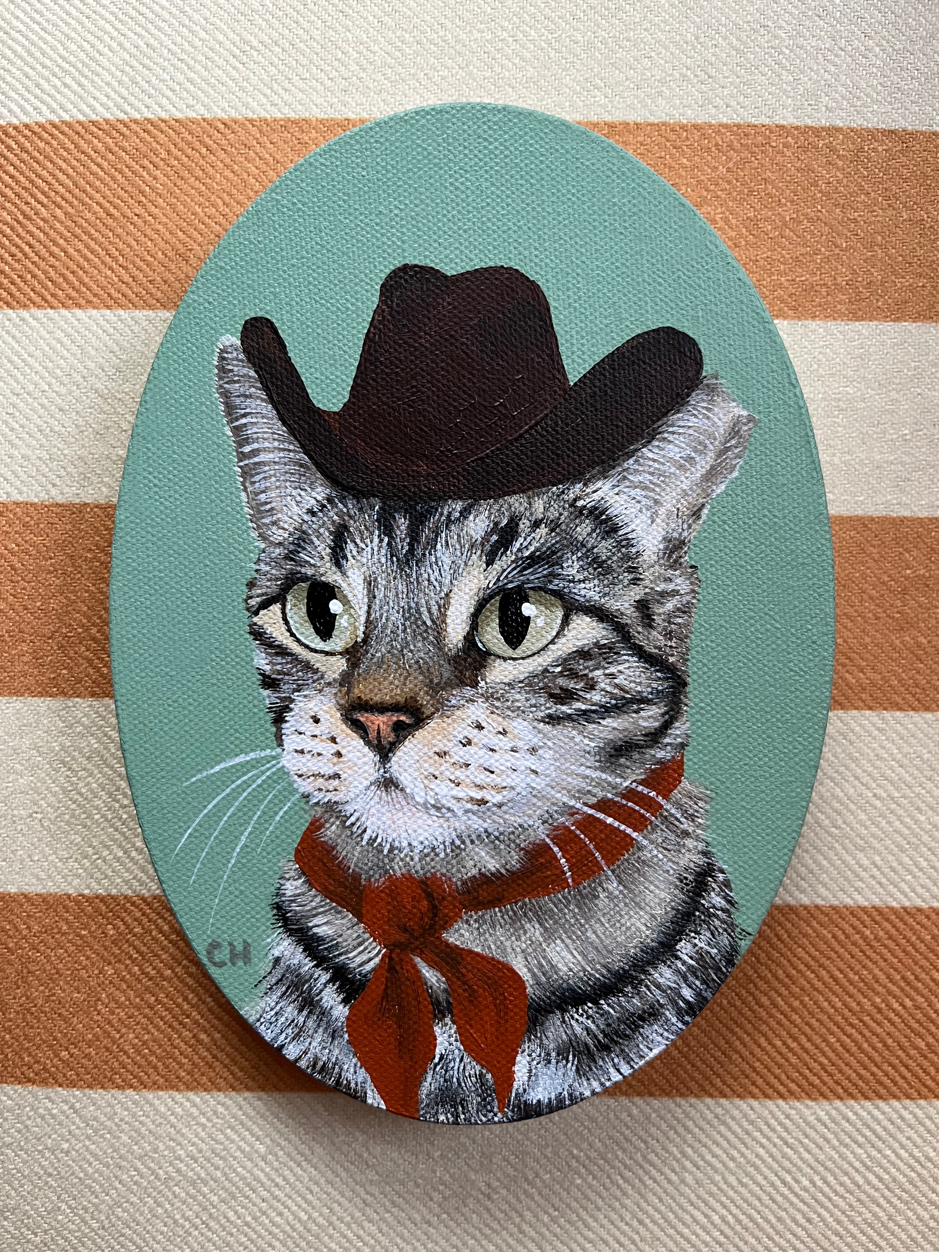 Custom Pet Portrait (Oval)