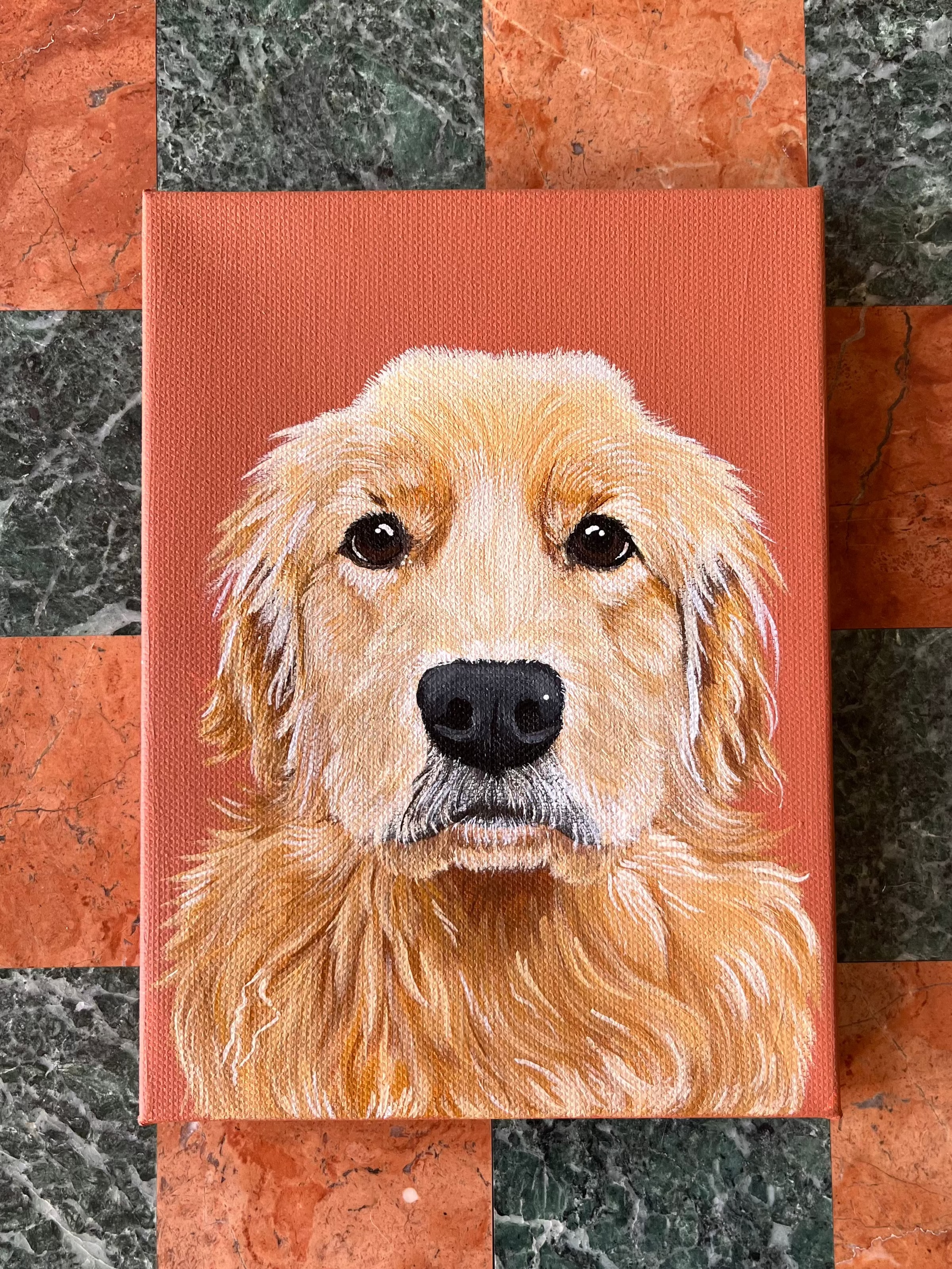 Custom Pet Portrait (Rectangle)