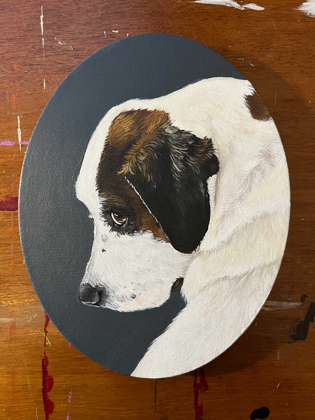 Custom Pet Portrait (Oval)